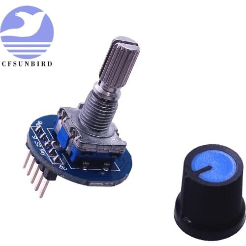 Rotating Potentiometer Knob Cap Digital Control Module Rotary Encoder Module