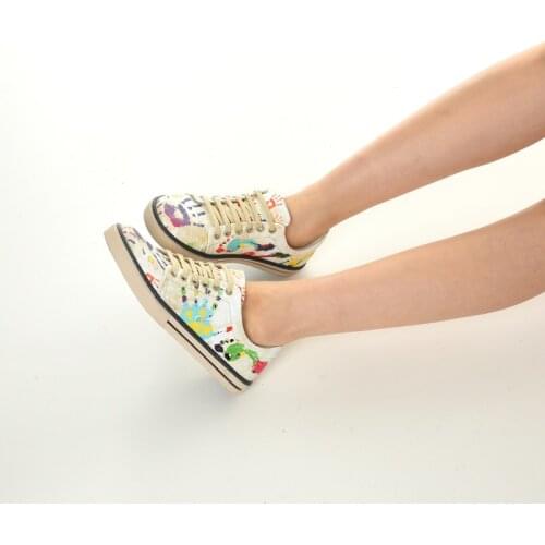Digital Edition Hand Patterned Women Sneakers