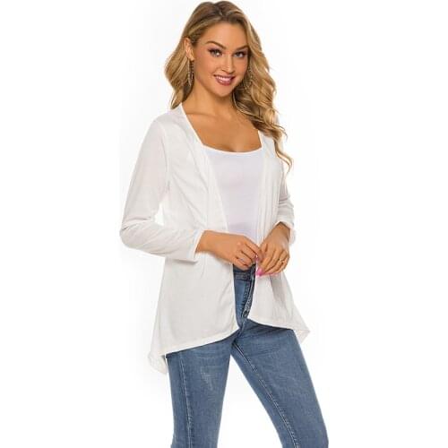 Women Cardigan 2021 Spring And Summer long-sleeved Loose Knit Sweater Knit Cardigan For Lady Robe Femme