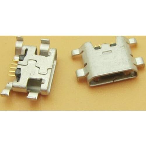 100PCS/LOT Micro usb charging port 5 PIN connector for ZTE U807 N983 N807 U956 N5 N909 N798 N980 N986 mobiles for replacement