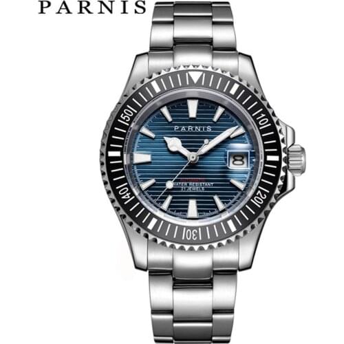 Parnis Automatic Mechanical Watches Men 21 Jewel Miyota8215 Waterproof 5bar Sapphire Crystal Mens Watch Relogio Masculino 2019