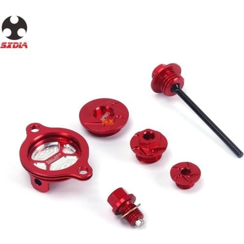 For HONDA CRF250R CRF 250R CRF 250 R 2010 2011 2012 2013 2014 15 16 Motorcycle Engine Timing Screw Bolt Oil Plug Filter Cover