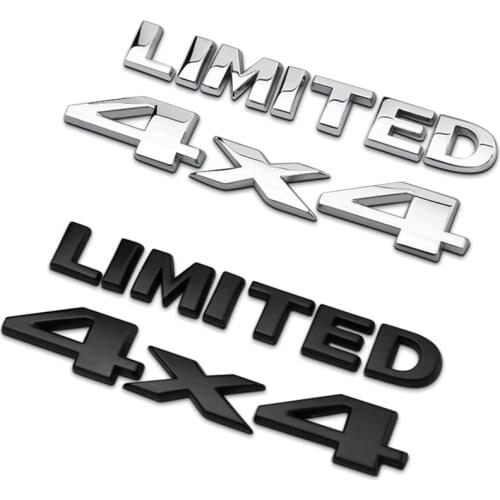 For JEEP Wrangler Grand Renegade Rubicon Commander Cherokee 4x4 LIMITED Emblem Logo Letters Sticker Fender Trunk Car Tuning