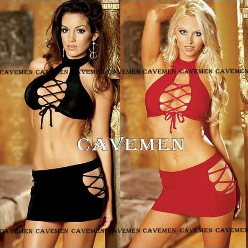 Two sets Tie * 1265*Ladies sexy G-string T-back Teddy Bikini Boxer Triangle Pajamas Suit Free Shipping