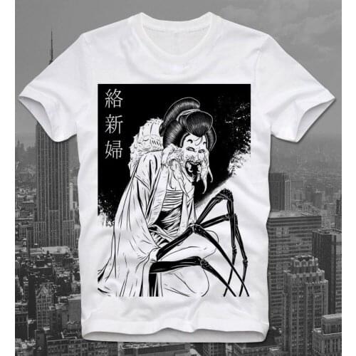 T-Shirt Jorogumo Japanese Spider Yokai Anime Manga Horror Dark Art New 2020 Fashion Hot Summer Funny Casual Tops T Shirts