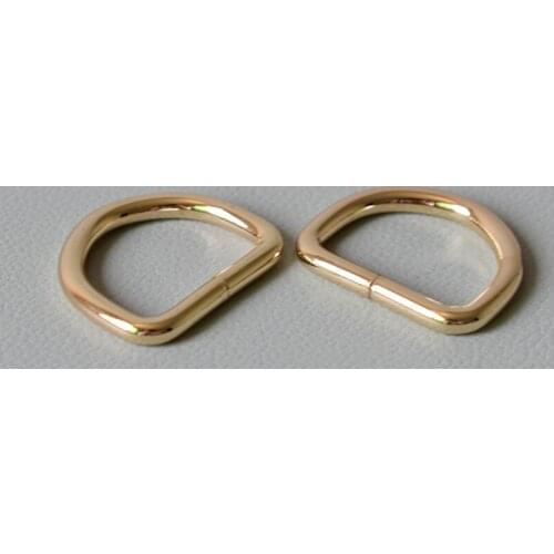 10 Pcs/Lot 1nch(25mm) Metal Heavy Duty Semicircle D Rings For Dog Collars,Clothing And Harnesses Projects Durable Metal Buckle