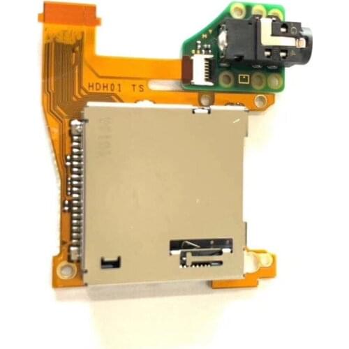 New Game Card slot Socket with headset headphone board Replacement repair parts For Nintend Switch Lite