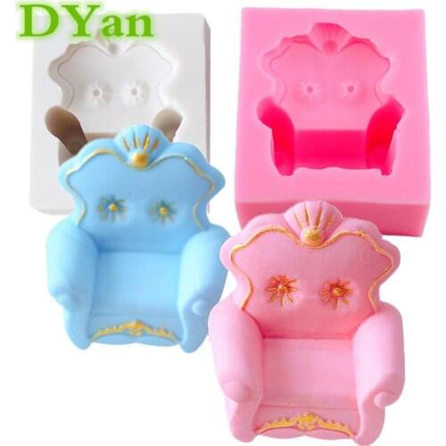 New Sofa Fondant Cake Mold Chocolate Mold DIY Cake Baking Mold A1685