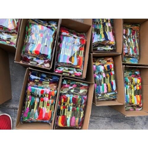 Oneroom Free shipping 10/20/50/100/150 Anchor Similar DMC Cross Stitch Cotton Embroidery Thread Floss Sewing Skeins Craft 8