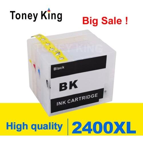 Toney King Refillable Ink Cartridge For Canon PGI-2400 MAXIFY IB4040 iB4140 MB5040 MB5140 MB5340 MB5440 Printer