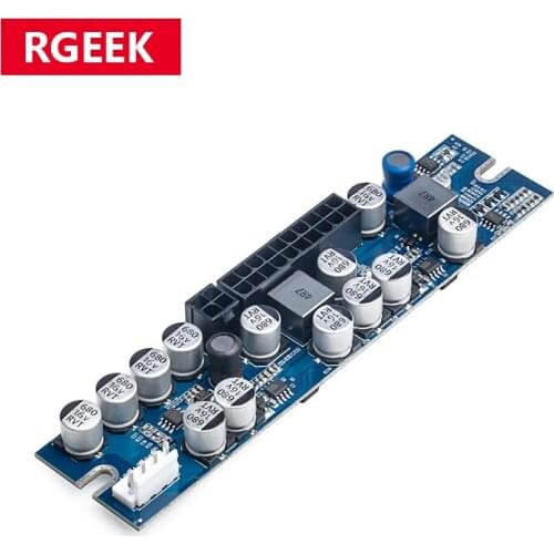 RGEEK 12V 300W DC DC ATX Peak PSU Pico ATX Switch Mining PSU 24pin MINI ATX PC Power Supply For Computer