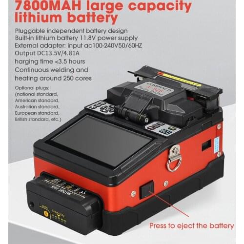 A-81S Orange Fully Automatic Fusion Splicer Machine Fiber Optic Fusion Splicer Fiber Optic Splicing Machine