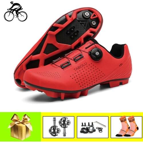 Cycling Shoes Ultra-light Sapatilha Ciclismo Mtb Bicycle Riding Sneakers Breathable Self-locking Mens Mountain Bike Footwear