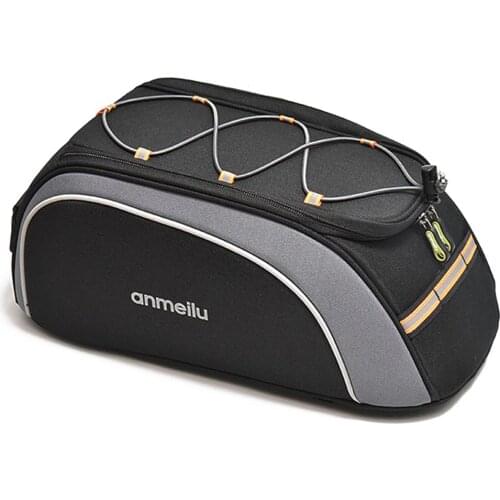 8L Bicycle Bags Large Capacity Waterproof Cycling Bag Mountain Bike Saddle Rack Trunk Bags Luggage Carrier Bike Bag