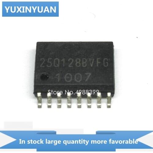 YUXINYUAN 10PCS/LOT W25Q128BVFG W25Q128 25Q128BVFG 25Q128 SOP16 in stock in stock