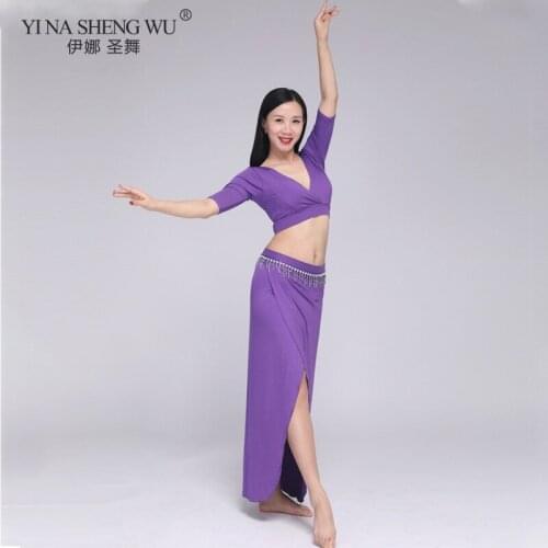 Summer Elegant India Belly Dance New Female Sexy Eastern Practice Clothing New Large Size Long Skirt Stage Performance Clothes
