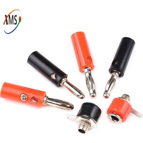 1set 4mm Banana Plug Male And Female To Insert Connector Banana Pin DIY Model Parts