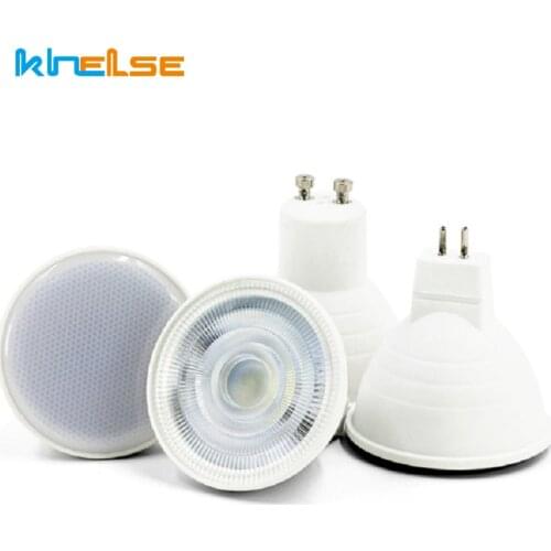 10pc/lot GU10 LED Bulb MR16 Spotlight COB LED Spot Light 6W AC220V LED Lamp Beam 24 120 degree Energy Saving Home Lighting Lampa