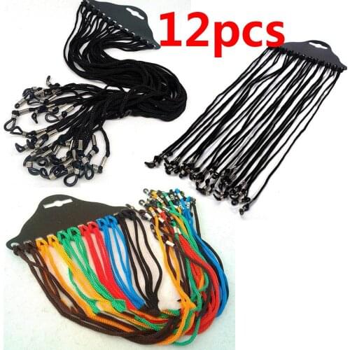 12pcs/lot Adjustable Neck Cord Strap String Landyard Holder For Eyeglass Glasses Sunglasses