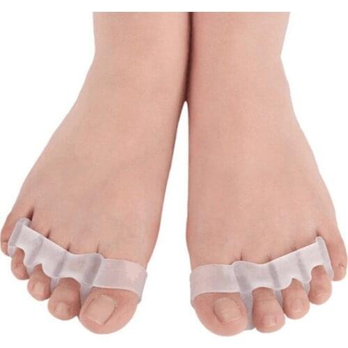 2PCS=1Pair Gel Foot Care Tool Bunion Corrector Bone Big Toe Protector Hallux Valgus Straightener Toe Spreader Pedicure