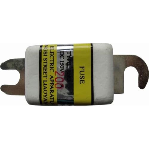 ANL DC 150V 200A Bolt-on Fuse Ceramic Fuse 81*22 mm For Electric forklift Battery charger Pallet Stacker Golf Sightseeing cars