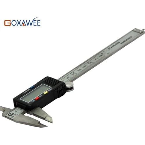150mm Carbon Steel Digital Vernier Caliper Electronic Accurately Measuring Tool Micrometer Gauge Widescreen Metal Caliper