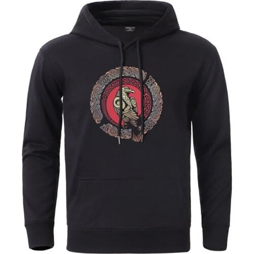 Cool Eagle Vikings Hoodies Sweatshirt 2020 New Spring Casual Loose Hooded Pullover High Quality Loose Fit Tracksuits Streetwear