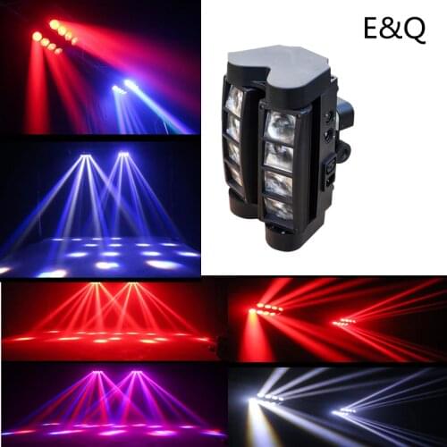 Hot-selling mini spider moving head light, LED light professional DMX512 control channel suitable for disco, dj music party