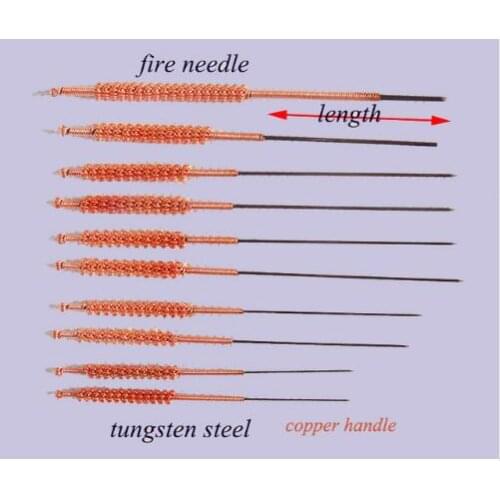 Medical Cosmetology fire needle tungsten steel massage acupuncture needle non-disposable Chinese medical acupuncture tools 5pcs