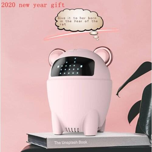 New Product Q1 Cute Pet Mini Doodle Smart AI Wireless Bluetooth Audio Button Wake Mouse Annual Birthday Gift Card Subwoofe