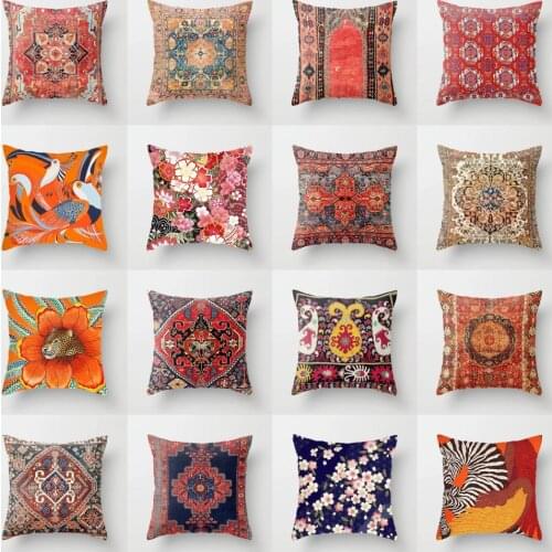 Nordic Orange pillow Living Room Cushion Backrest Large Throw Cartoon Anime Cover cushions home decor