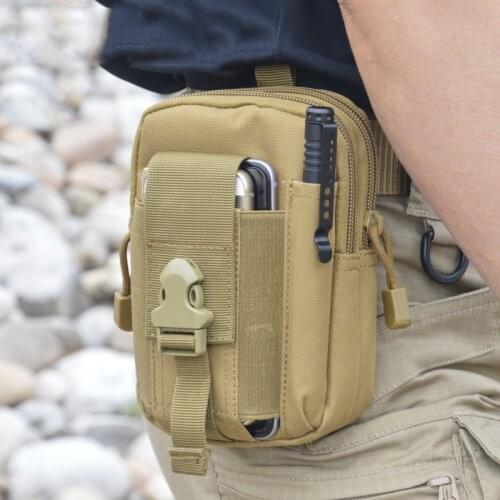 Waist Bag Molle Tactical Pack Bag Waterproof Travel Belt Phone Pouch Army SWAT Military Camouflage Waist Bags Worker Accessories