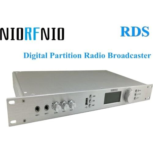 Manufacturer Free Shipping RDS Digital Partition Power continuously Adjustable NIO-T50R FM PLL Transmitter for Radio Broadcaster
