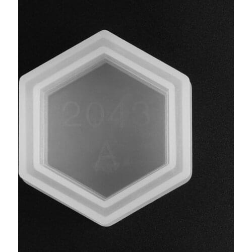 Hexagon Flower Pot DIY Silicone Molds Garden Planter Cement Concrete Vase Soap Moulds