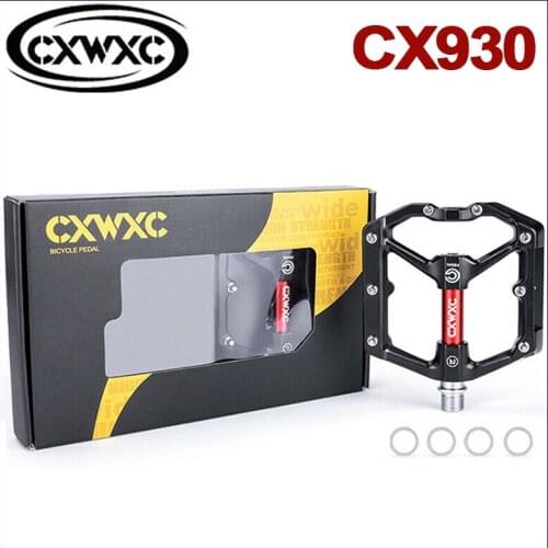 CXWXC CX-930 Flat Bike Pedals 3 Sealed Bearings Pedals For MTB Mountain Bike And Road Bicycle Aluminum Alloy