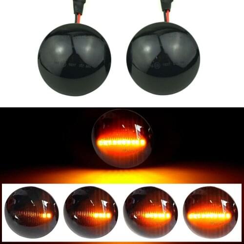 LED Side Dynamic Repeater Indicator Light Flowing Side Marker Signal Lamp Light For Land Rover Range Rover L322 2002-2012