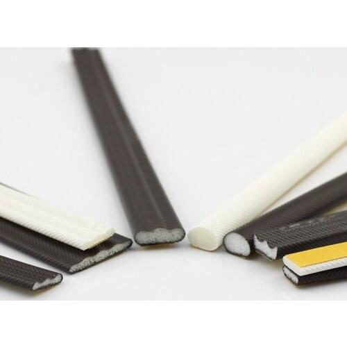 High Resilience PE Wrap PU Foam Adhesive Sealing Strip Door Window Seals Gasket 11mm x 2mm 9mm x 4mm 9 x 6mm 6m White Brown Gray