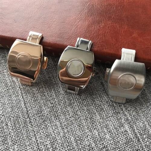 Top Quality stainless steel clasp Watch Strap butterfly Folding Buckle Suitable for Franck Muller Series Watchband