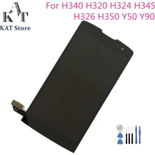 KAT 4.5" LCD Display Touch Screen For LG H340 H320 H324 H345 Y90 H326 LCD Digitizer Assembly With Frame Best After-sales service
