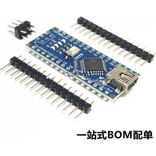 2014 version nano V3.0 ATMEGA328P improved version No soldering board No wiring