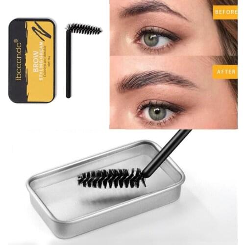 2021 HOT 3D Styling Brows Soap Tint Pomade Setting Gel Colorless Cream Waterproof Makeup Create Wild Stylish Long-lasting Brows