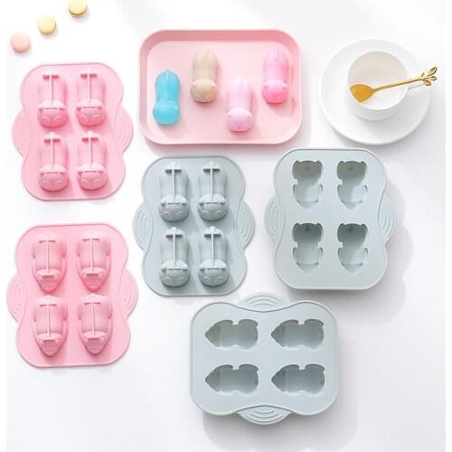 3D Cartoon Silicone Cake Soap Mold DIY Mousse Handmade Jelly Pudding Chocolates Mold Kitchen Accessories Cake Tools