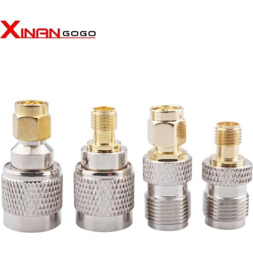 4pcs/lot SMA to TNC ADAPTER SMA Male Female to TNC Male Female Connector RF Coaxial Kits Cover Test Coverter Connector