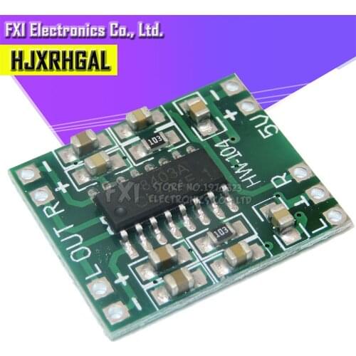 5pcs PAM8403 module Super board 2 * 3W Class D digital amplifier board efficient 2.5 to 5V USB supply new