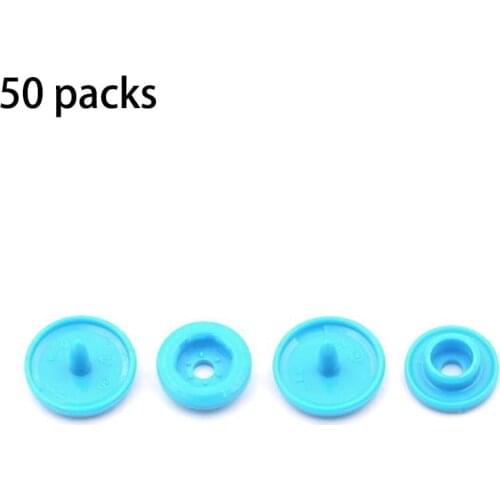 50 Sets T5 Plastic Button Resin Snaps Fasteners Dummy Clips Press Studs E56C