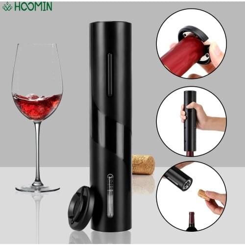 Automatic Corkscrew Jar Opener Battery Electric Wine Bottle Opener for Red Wine Foil Cutter Set Kitchen Tool Can Opener