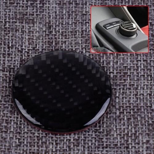 CITALL Carbon Fiber Car Center Control Knob Trim Cover Fit For LEXUS IS250 300 350 200T 2014 2015 2016 2017 2018 Diameter 3.8cm