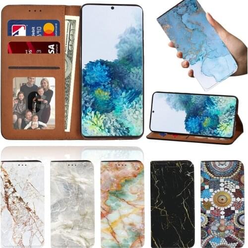 Flip Phone Case for Samsung Galaxy S8/S9/S10/S10 Plus/S10e/S10 Lite/S20/S20 Plus/S20 Ultra Anti-Drop Leather Mobile Phone Case