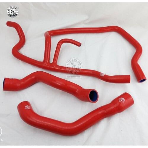 "Silicone Radiator Hose kits FOR BMW E34 525i 525 530i 530 (3Pcs)Red/Blue/Black