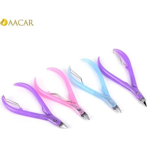 Cuticle Clippers Random Color Cuticle Nail Clipper HOT 1Pcs Manicure Stainless Steel Scissors Nail